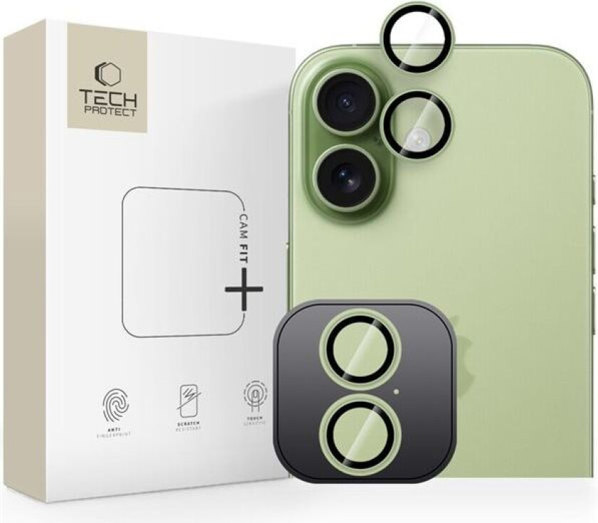 Camring Fit+ kameradeksel for iPhone 17 - grønn