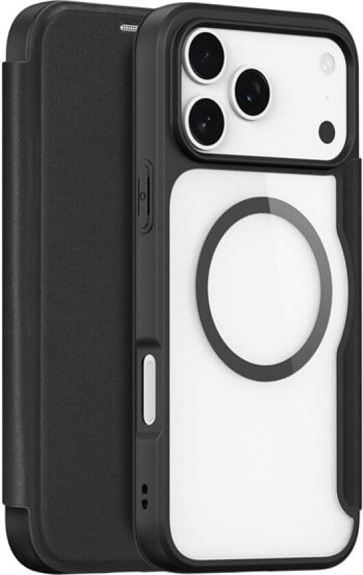 Skin X Pro-etui for iPhone 17 Pro med lommebok, MagSafe-kompatibel - svart