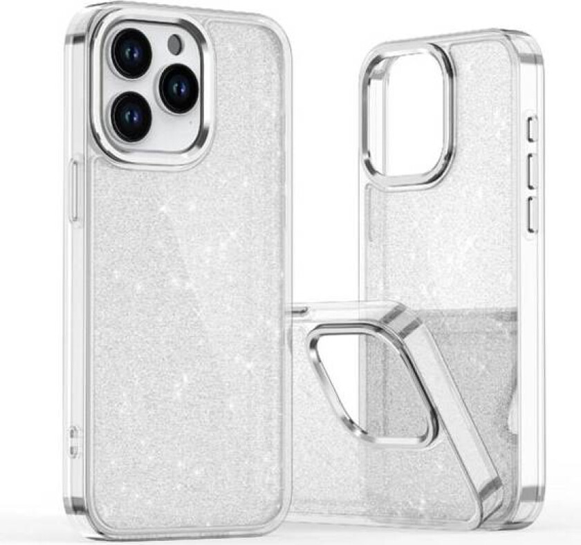 Glitterveske til Samsung Galaxy S25 Edge - Clear