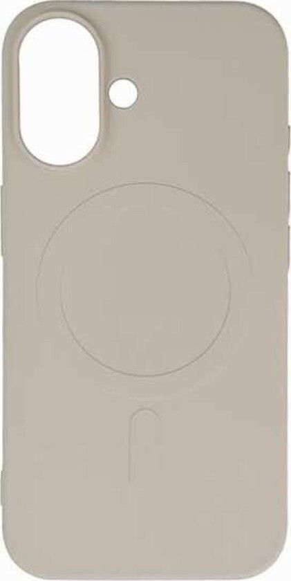 MagSafe-etui i flytende silikon for Samsung Galaxy S25 - Beige