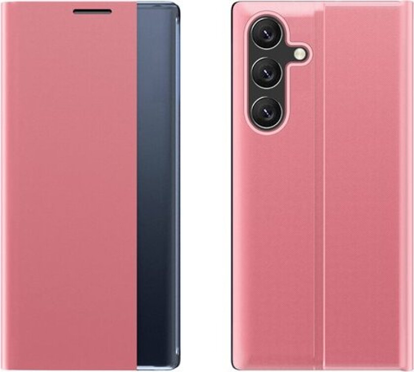 Nytt Sleep Case Flip Cover med stativfunksjon for Samsung Galaxy A36 - Rosa