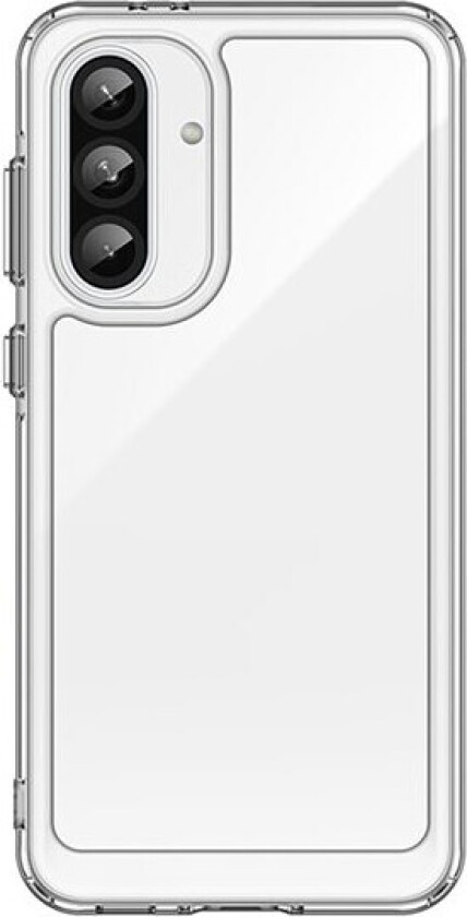 Outer Space-etui for Samsung Galaxy A36-deksel med fleksibel ramme - gjennomsiktig