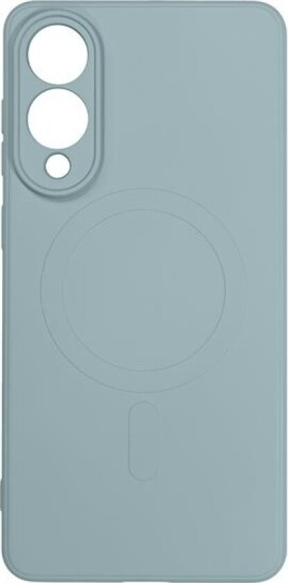 Flytende silikonetui med MagSafe for Samsung Galaxy S25 Edge - lyseblå