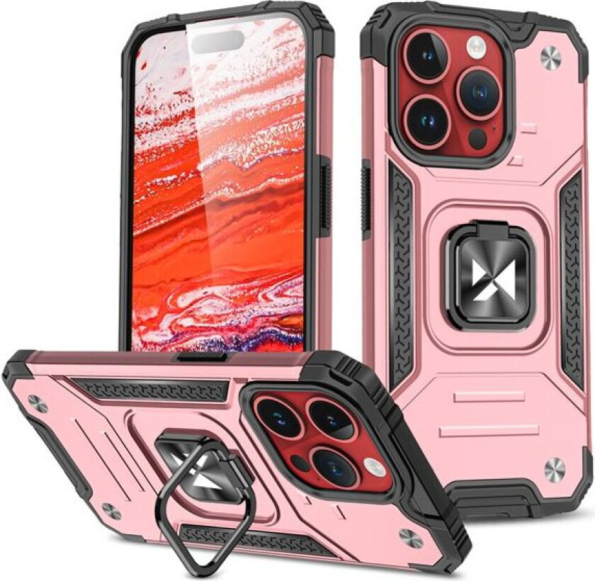 Ring Armor iPhone 15 Pro Max Ring Armor-etui - gull