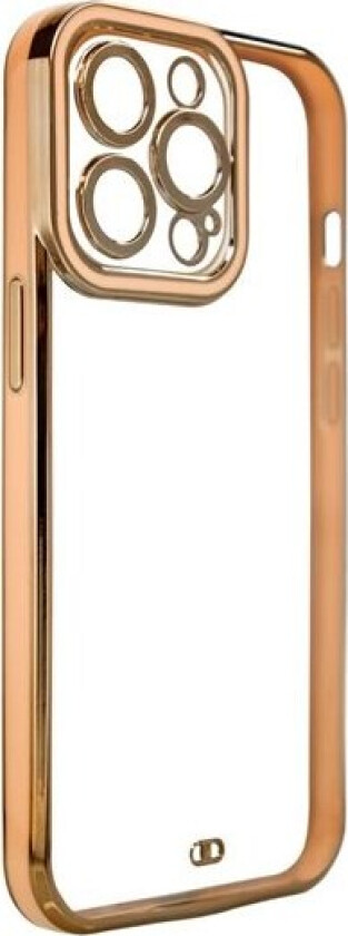 Moteveske for Samsung Galaxy A12 5G Gold Frame Gel Cover Gold
