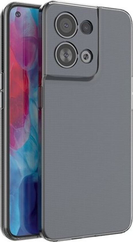 Ultra Clear 0,5 mm etui for $ 0000042n Reno 8 tynt deksel gjennomsiktig