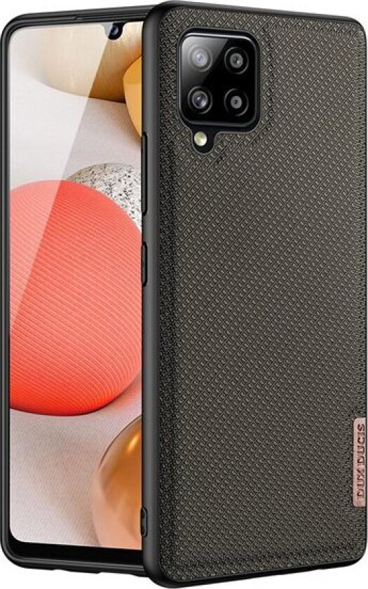 Fino-etui dekket med nylonmateriale for Samsung Galaxy A42 5G grønn