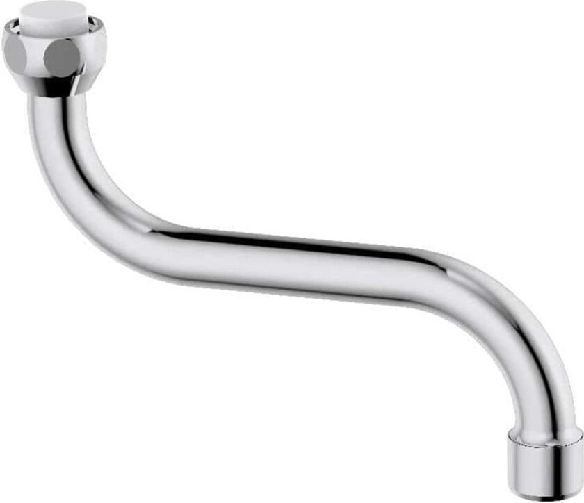 Azur Utløpstut Krom / 15,5cm