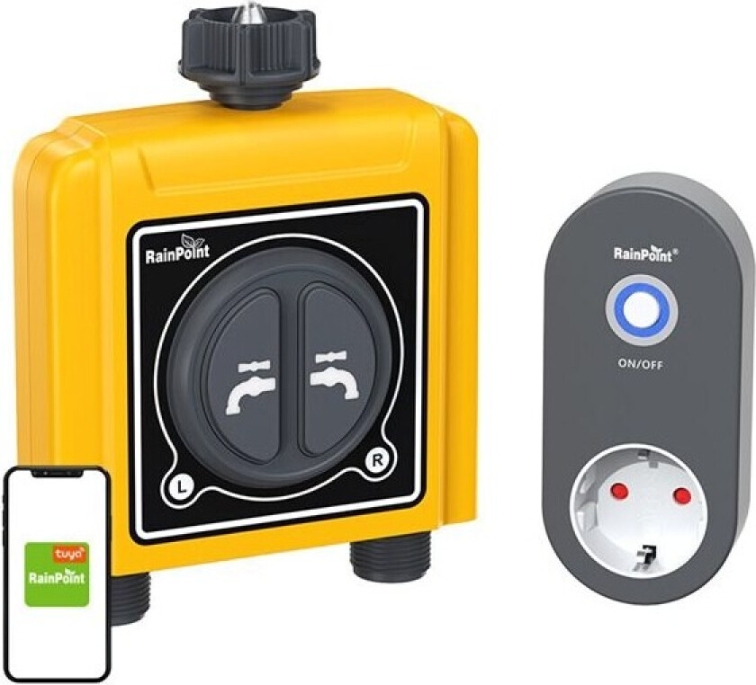 2-soners vanningsregulator med app