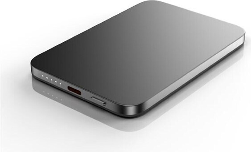 Qualo powerbank 5000 mAh med MagSafe og 20 W USB-C-lading