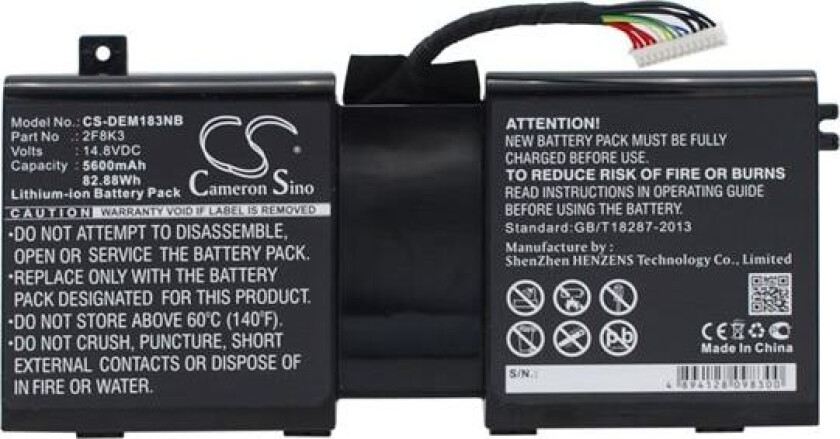 Batteri til bærbar PC for DELL Alienware 17, Alienware 18, Alienware M17X R5 og andre.