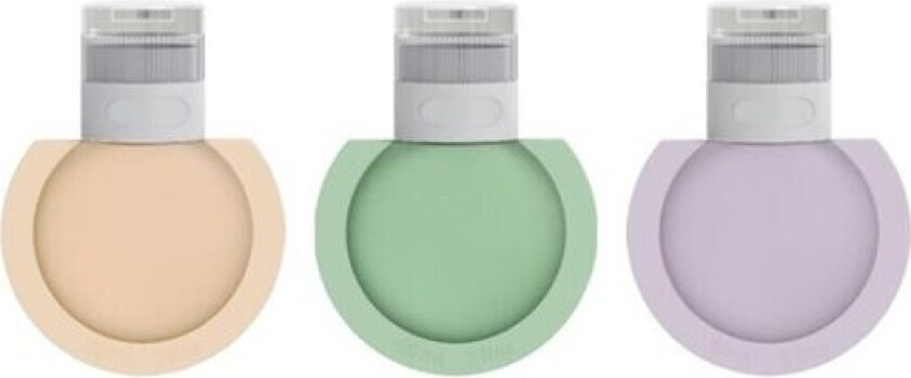 Reiseflasker i silikon for krem og sjampo 60 ml