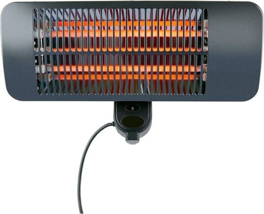 Elektrisk terrassevarmer 650-2000W - effektiv oppvarming for utendørs bruk