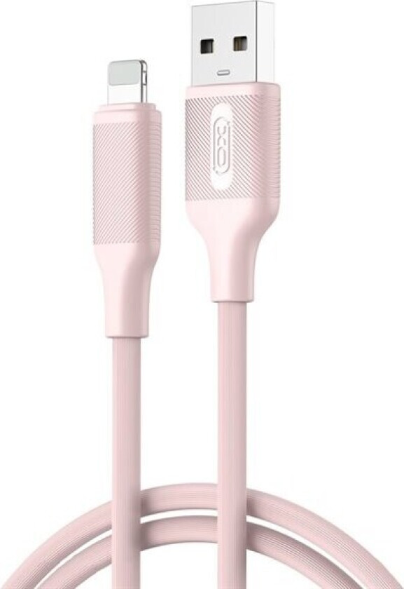 USB til Lightning-kabel 2,4A 1 m - Rosa