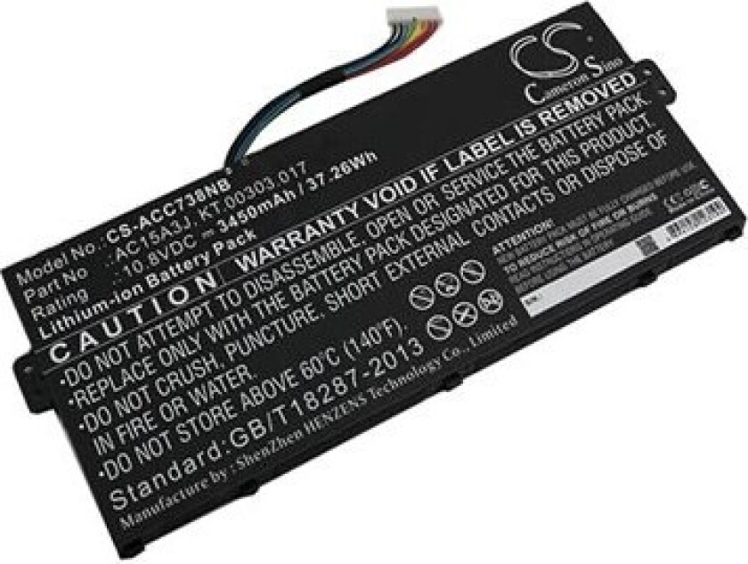 Batteri til bærbar PC for Acer Chromebook C738T, CB3-131, CB5-132T og andre.