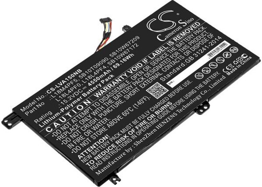 Batteri til bærbar PC for Lenovo xiaoxin Air 15 2019
