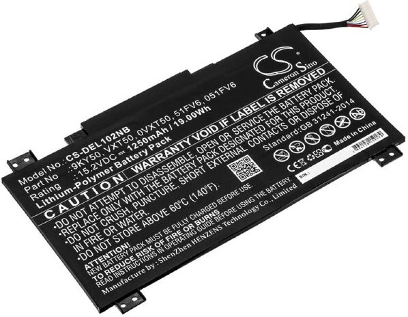 Batteri til bærbar PC for DELL Latitude 10 STE2