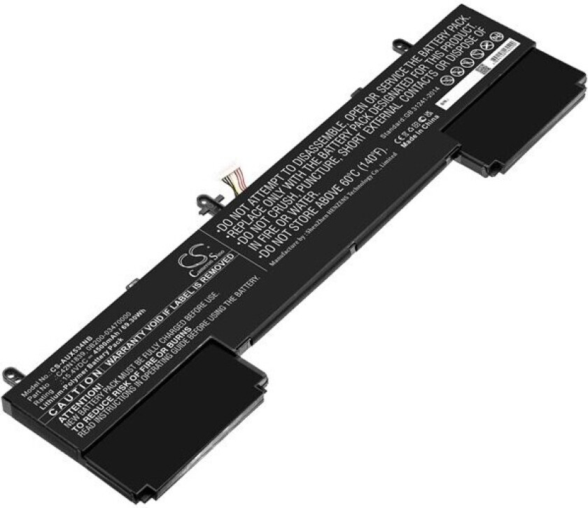 Batteri til bærbar PC for Asus ZenBook 15 UX534FTC-BPC1517U og andre.