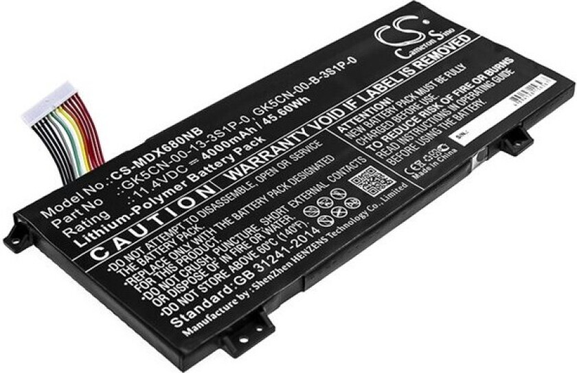Batteri til bærbar PC for Mechrevo Z2 Air