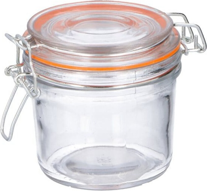 Glasskrukke med lokk, 350 ml, Ø10 cm