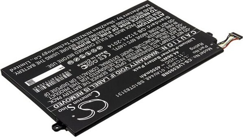 Batteri til bærbar PC for Lenovo ThinkPad E590, ThinkPad E490, ThinkPad E585 og andre.
