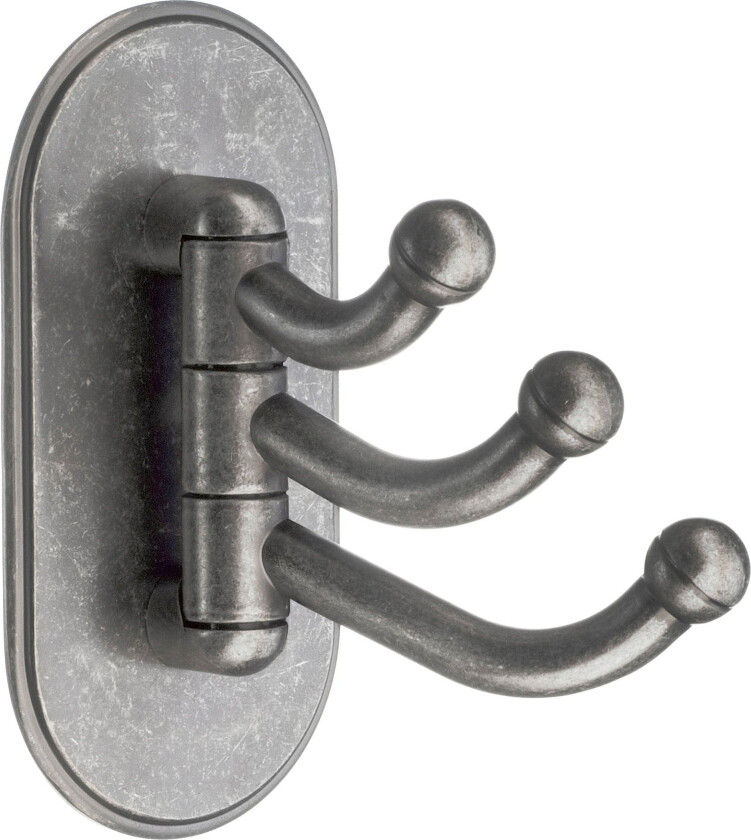 Svingbar Trippelkrok 1123 - Selvklebende Tinn