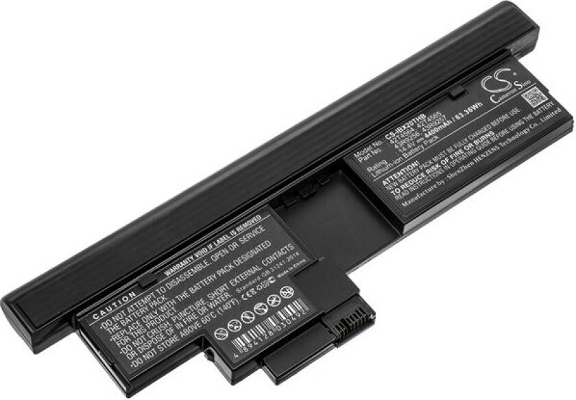 Batteri til bærbar PC for Lenovo ThinkPad X200 nettbrett