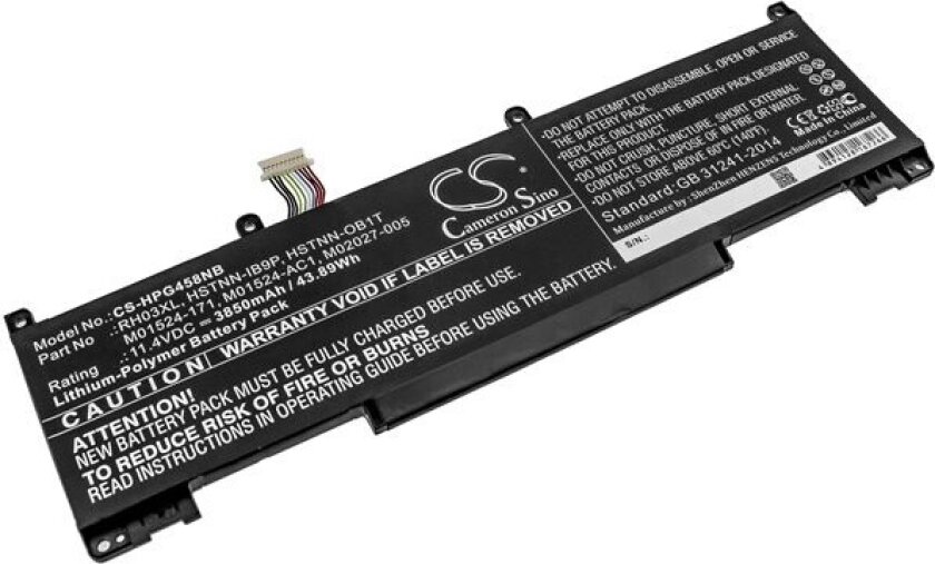 Batteri til bærbar PC for HP ProBook 450 G8, ProBook 650 G8