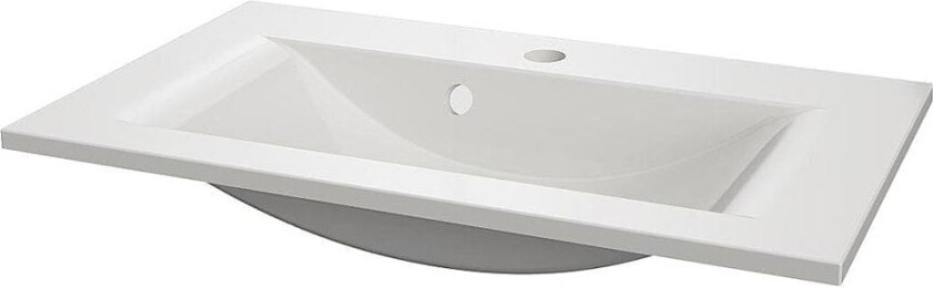 Munka servant, 60x35 cm, hvit