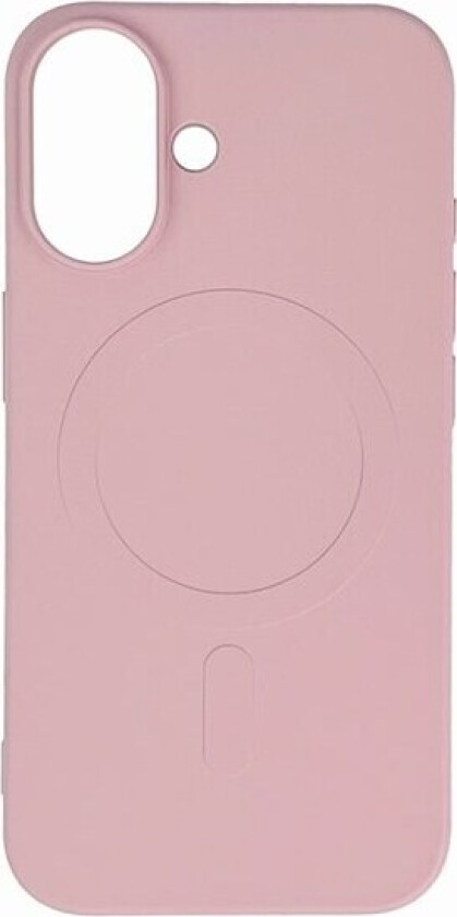 Flytende silikonetui med MagSafe for iPhone 16e - Rosa