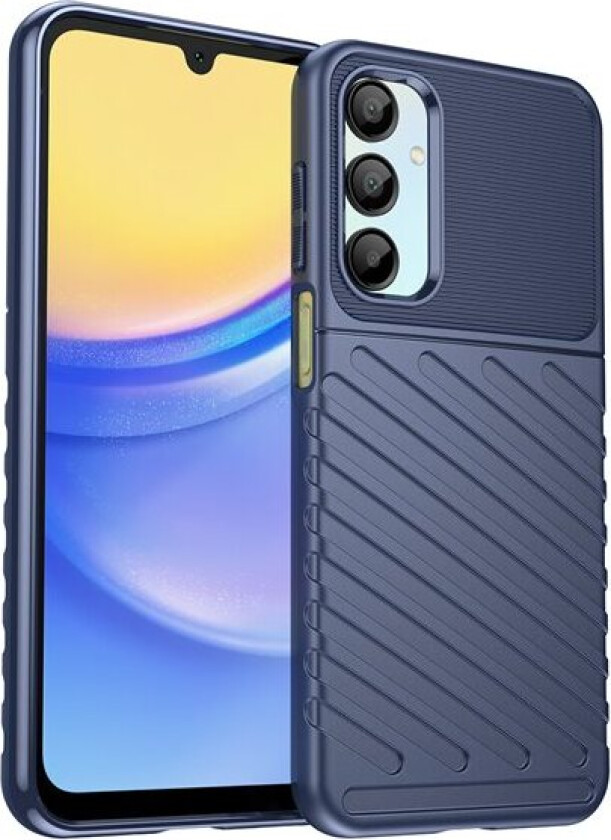 Thunder Case for Samsung Galaxy A26 pansrede deksel i silikon - blå
