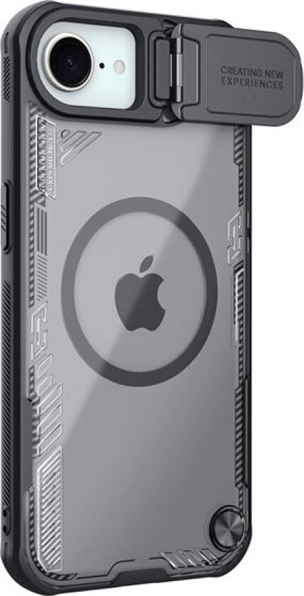 Iceblade Prop magnetisk etui med objektivdeksel og stativ for iPhone 16e - Svart