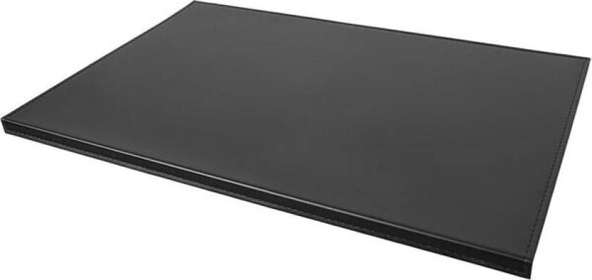 Musematte i kunstlær 60x30cm - Svart