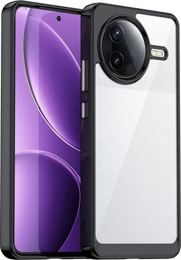 Outer Space-etui med gelramme for Xiaomi Poco F7 Ultra - Svart