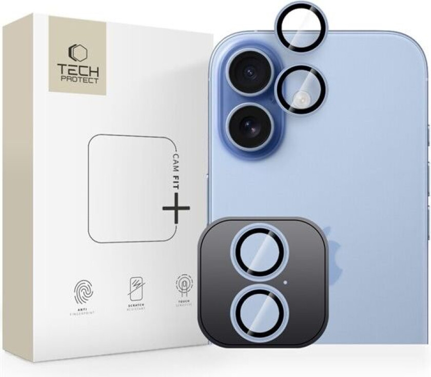 Camring Fit+ kameradeksel for iPhone 17 - Blå