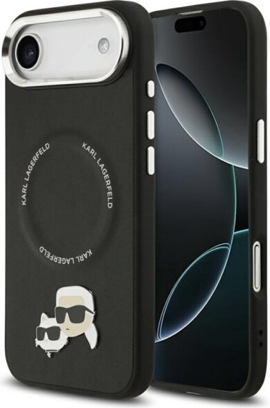 Karl & Choupette Pins MagSafe-etui for iPhone Air - Svart