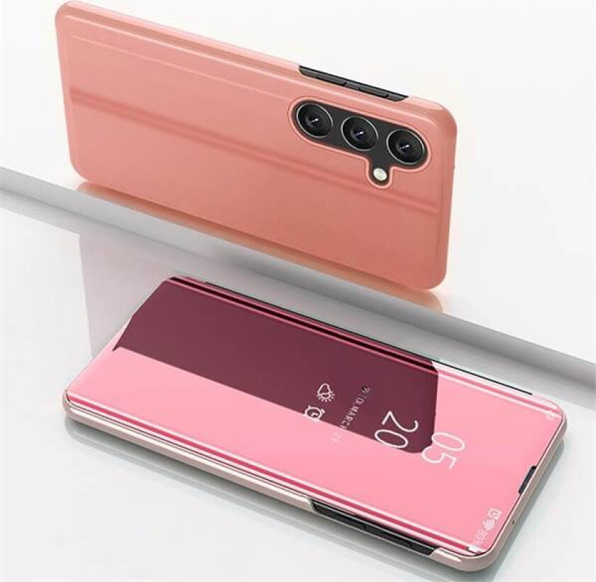 Clear View-etui for Samsung Galaxy A26-deksel med flipp - Rosa