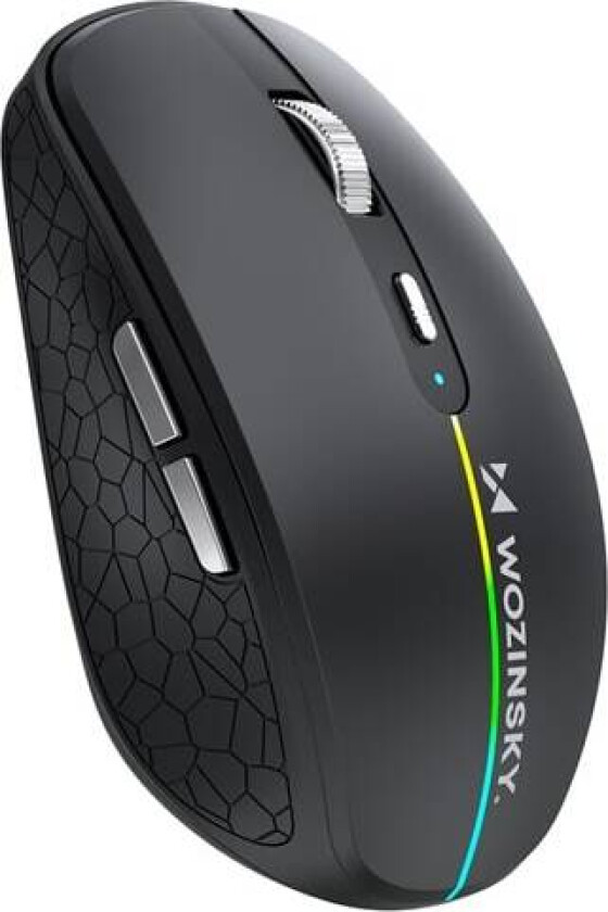 WMGK-1132 Trådløs mus med RGB-bakgrunnsbelysning - svart