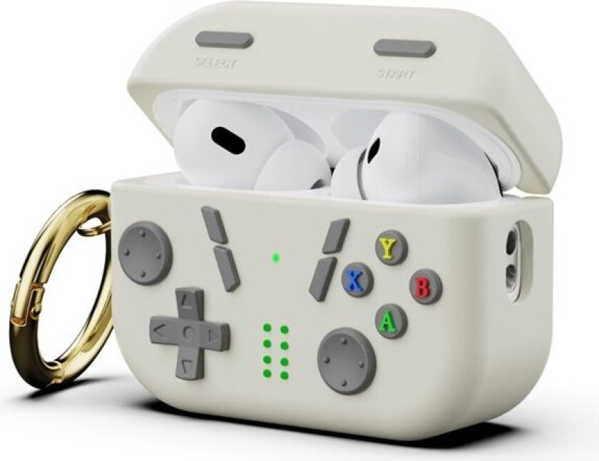 Silikondeksel for AirPods Pro 2 / AirPods Pro - håndholdt / hvit