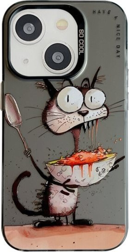 IPhone 15 bakdeksel - Eating Rat oljemaleri