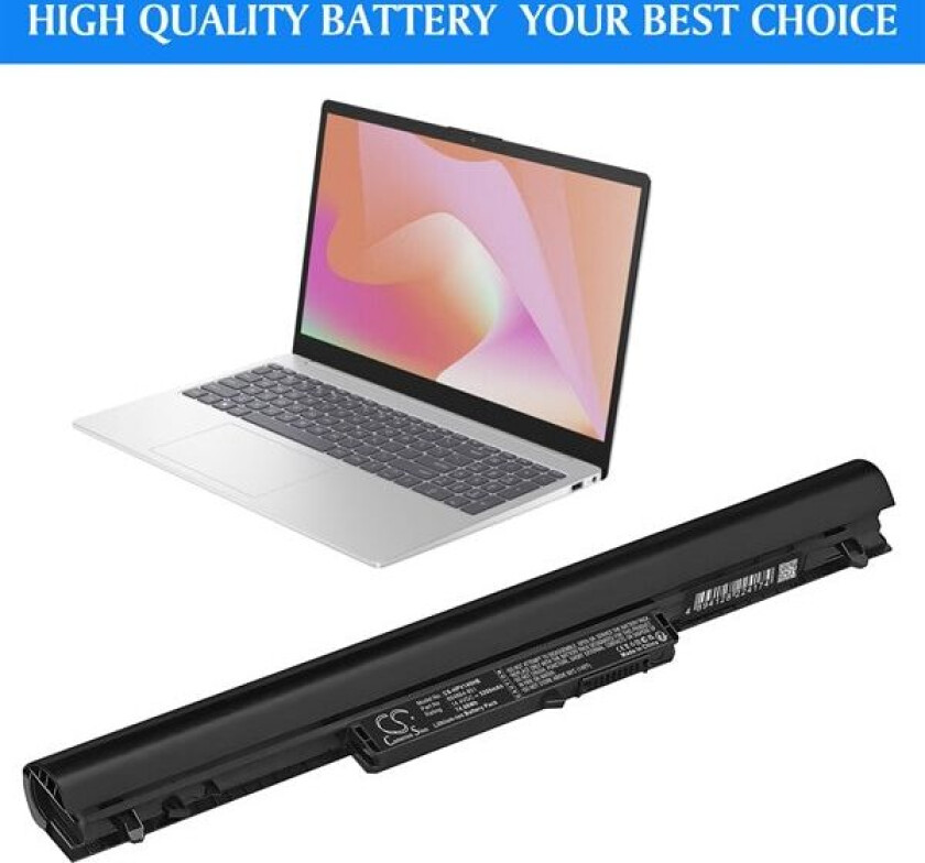 Batteri til bærbar PC for HP 15-D069TU, 15-D069WM, 15-D070SO og andre