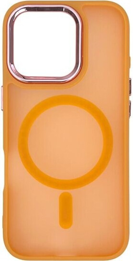 Magnetic Collection MagSafe iPhone 16 Pro Max-etui - oransje