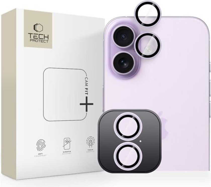 Camring Fit+ kameradeksel for iPhone 17 - Lilla