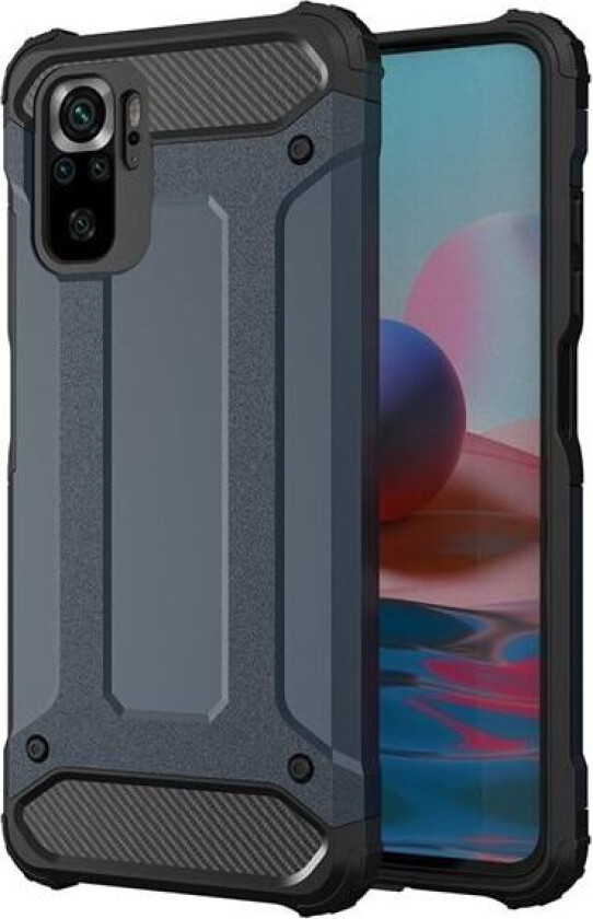 Hybrid Armor pansret deksel for Xiaomi Redmi Note 11 Pro + 5G / Mi11i HyperCharge / Poco X4 NFC blå
