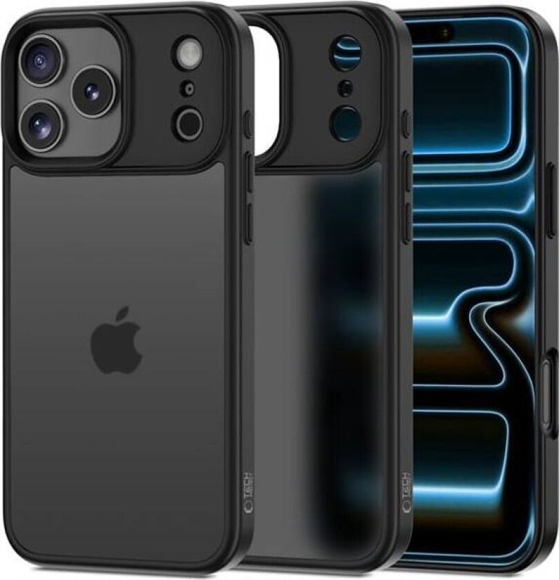 MagMat-etui for iPhone 17 Pro Max - matt svart
