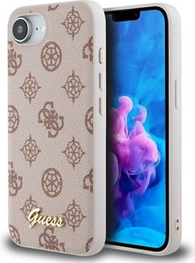 MagSafe iPhone MagSafe-etui med Peony Script-logo iPhone 16e - brun