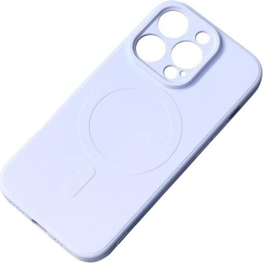 MagSafe-kompatibelt silikonetui til iPhone 15 Silikonetui - blå