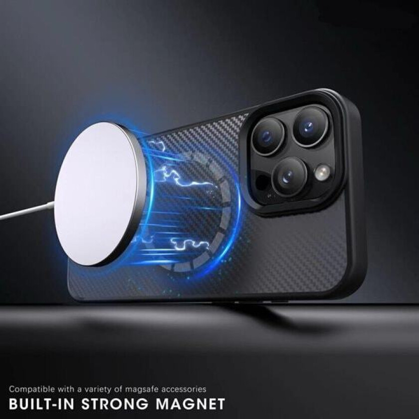 Karbonfiberveske med MagSafe for Samsung Galaxy S25+ - Brun