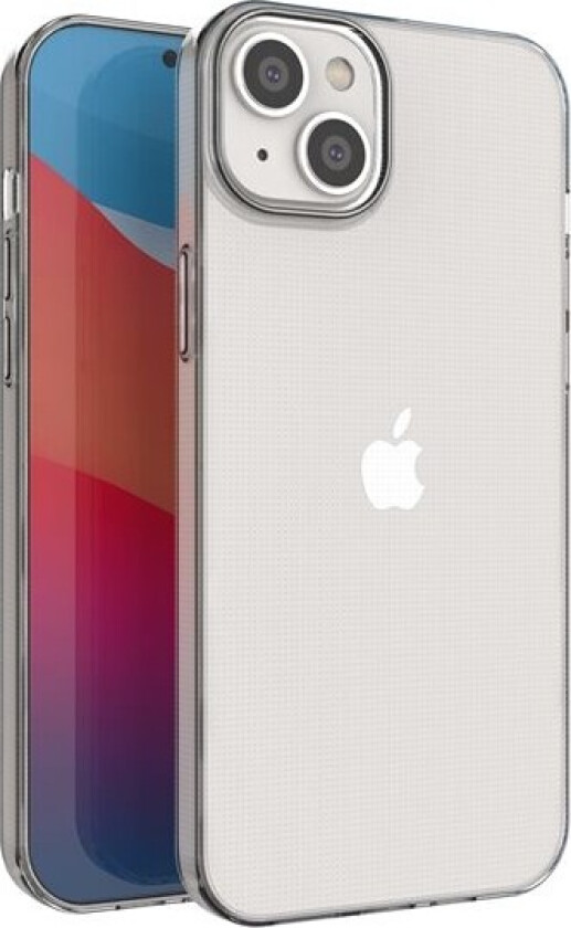 Geldeksel for Ultra Clear 0,5 mm iPhone 14 Max gjennomsiktig