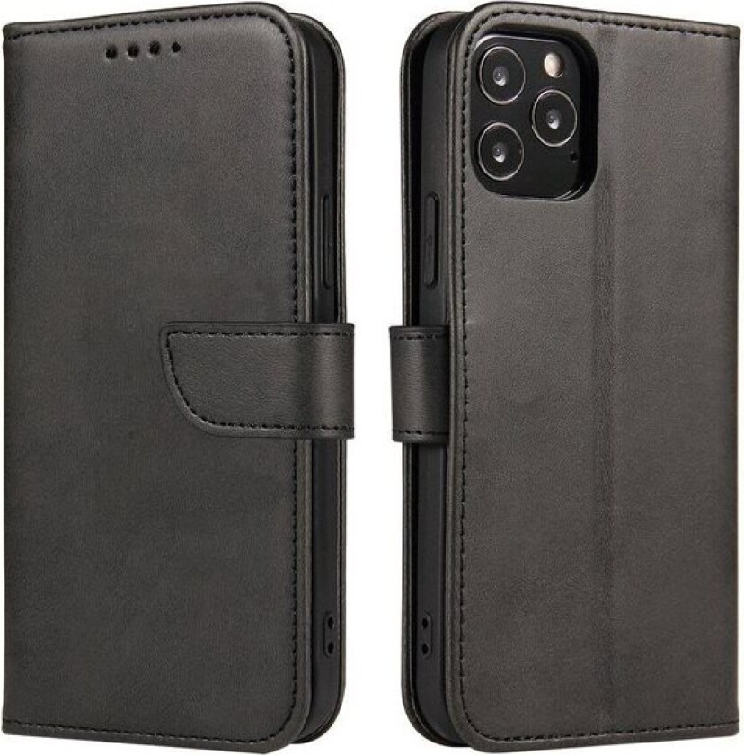 Magnet Elegant etui med flipdeksel og stativfunksjon Vivo Y51 2020 / Y51A svart
